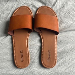 Tan sandals